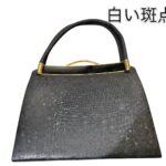 染め直し(リペア)を行ったレザーアイテム