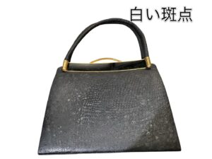 染め直し(リペア)を行ったレザーアイテム