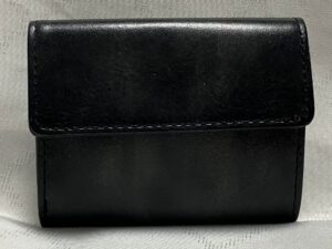 革工房Rickieyの手染め三つ折り財布(名入れ無料)